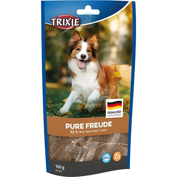 تشویقی ارگانیک گوشت 92% سگ 100گرمی Trixie